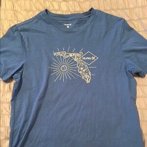 Hurley Blue Graphic Men's Shirt